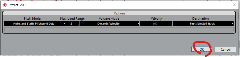 [cubase] 노래를 미디로 뽑기