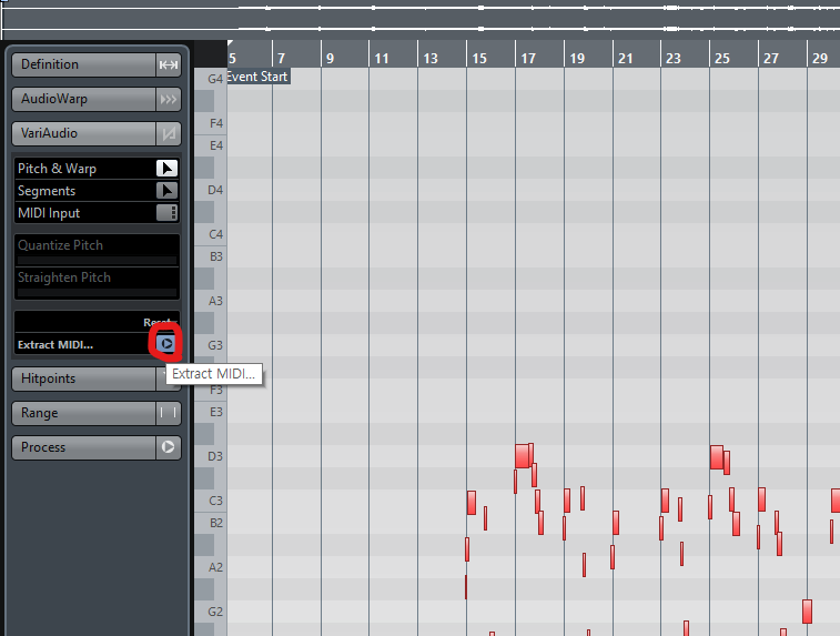 [cubase] 노래를 미디로 뽑기
